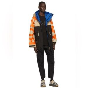 Burberry Parkhurst Logo parka jacket size S